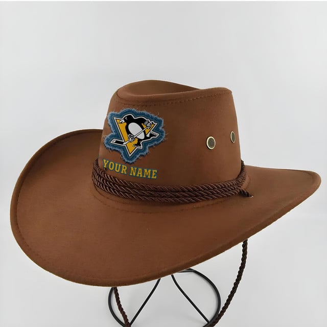 LIMITED EDITION - NEW CUSTOMIZED NHL26 PBP PITTSBURGH PENGUINS COWBOY HAT