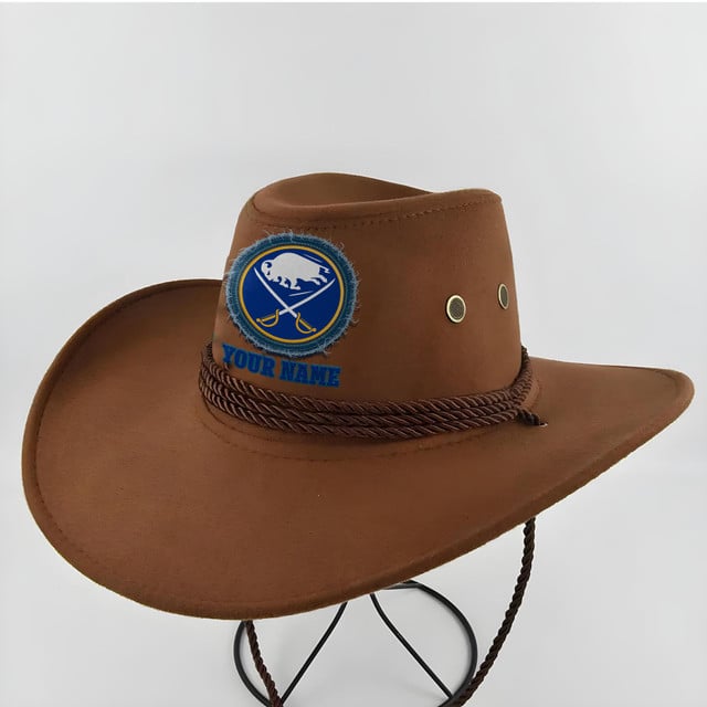LIMITED EDITION - NEW CUSTOMIZED NHL28 BFS BUFFALO SABRES COWBOY HAT