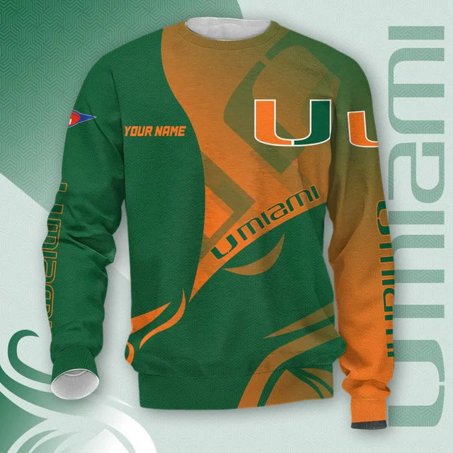 MEGA SALE - NEW CUSTOMIZED NCAA FBS17 MIH MIAMI HURRICANES HOODIE, T-SHIRTS, ZIP HOODIE, SWEATSHIRTS & POLO SHIRT