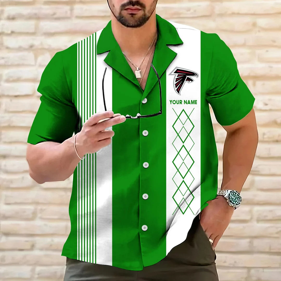 LIMITED EDITION - NEW CUSTOMIZED NFL18 ATF ATLANTA FALCONS HAWAIIAN SHIRT