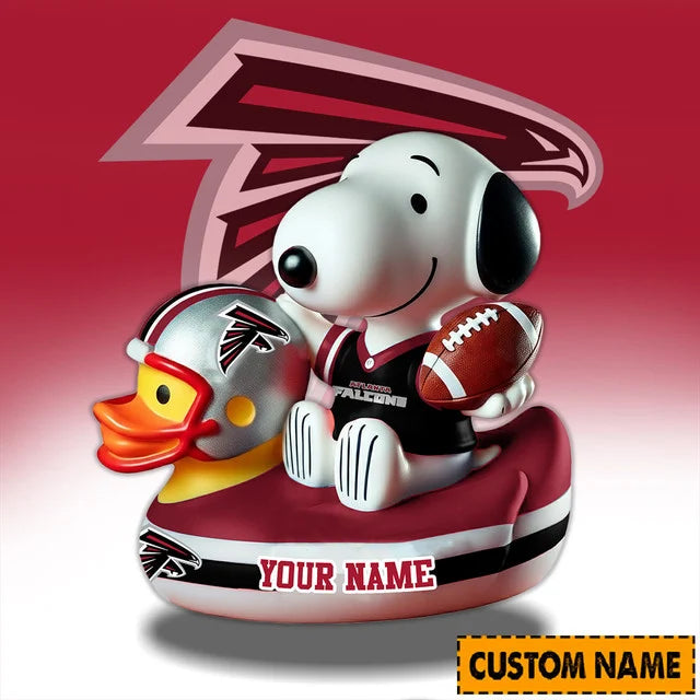 LIMITED EDITION - NEW CUSTOMIZED NFL18 AT FALCONS SNOOPY ACRYLIC BLOCK