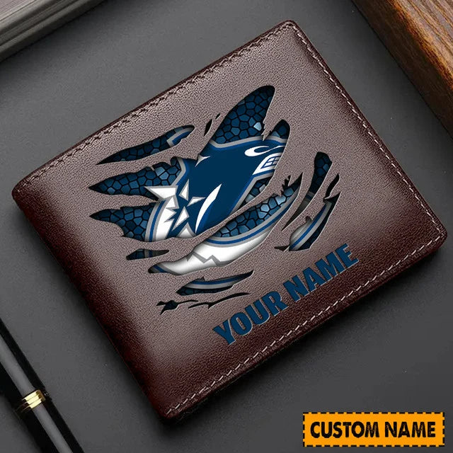 LIMITED EDITION - NEW CUSTOMIZED NHL19 VCC VANCOUVER CANUCKS LEATHER WALLET