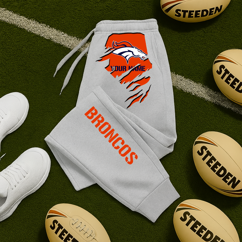 LIMITED EDITION - NEW PERSONALIZED NFL13 DVB DENVER BRONCOS JOGGERS