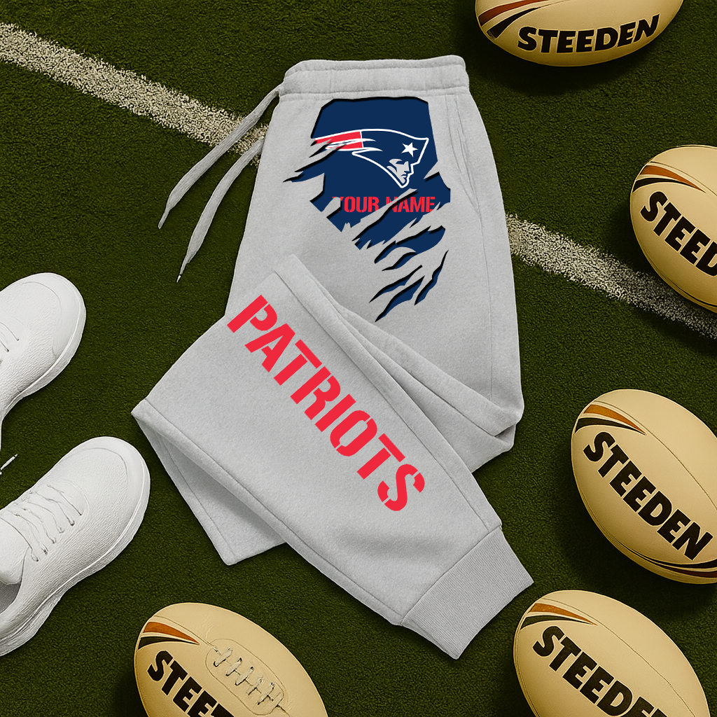 LIMITED EDITION - NEW PERSONALIZED NFL27 NEP NEW ENGLAND PATRIOTS JOGGERS