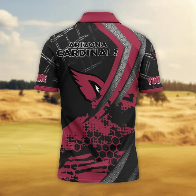 LIMITED EDITION - NEW CUSTOMIZED NFL20 ARC ARIZONA CARDINALS POLO SHIRT