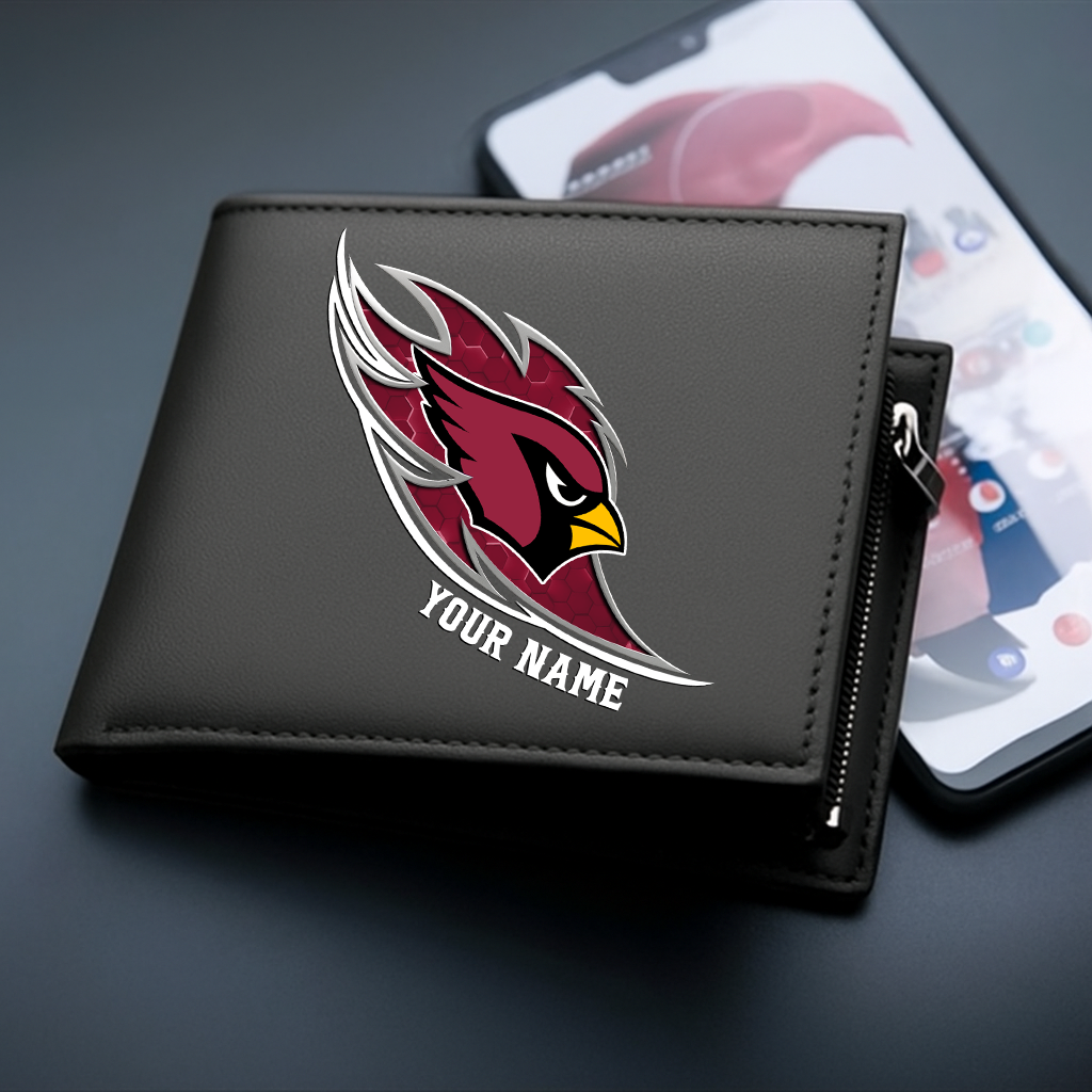 LIMITED EDITION - NEW CUSTOMIZED NFL20 ARC ARIZONA CARDINALS LEATHER WALLET