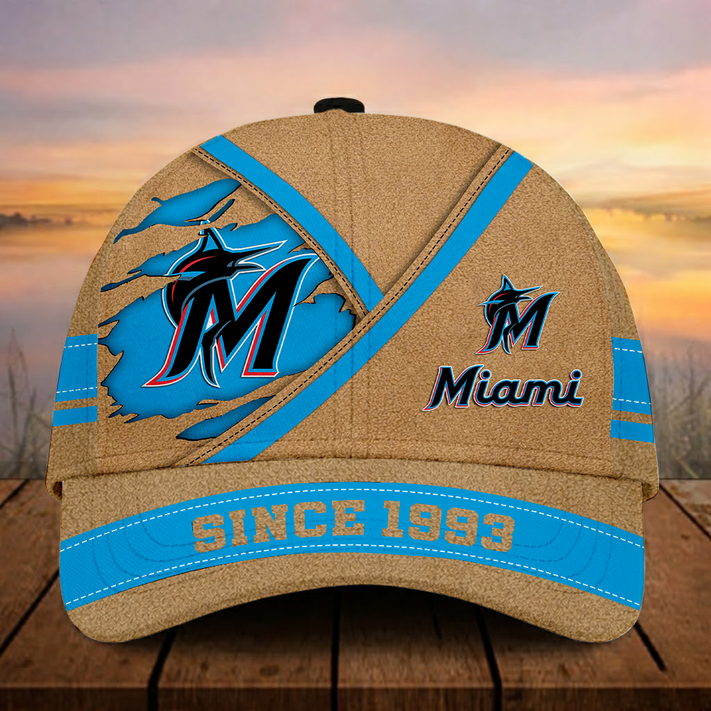 LIMITED EDITION - NEW CUSTOMIZED MLB20 MMS MIAMI MARLINS CLASSIC CAP