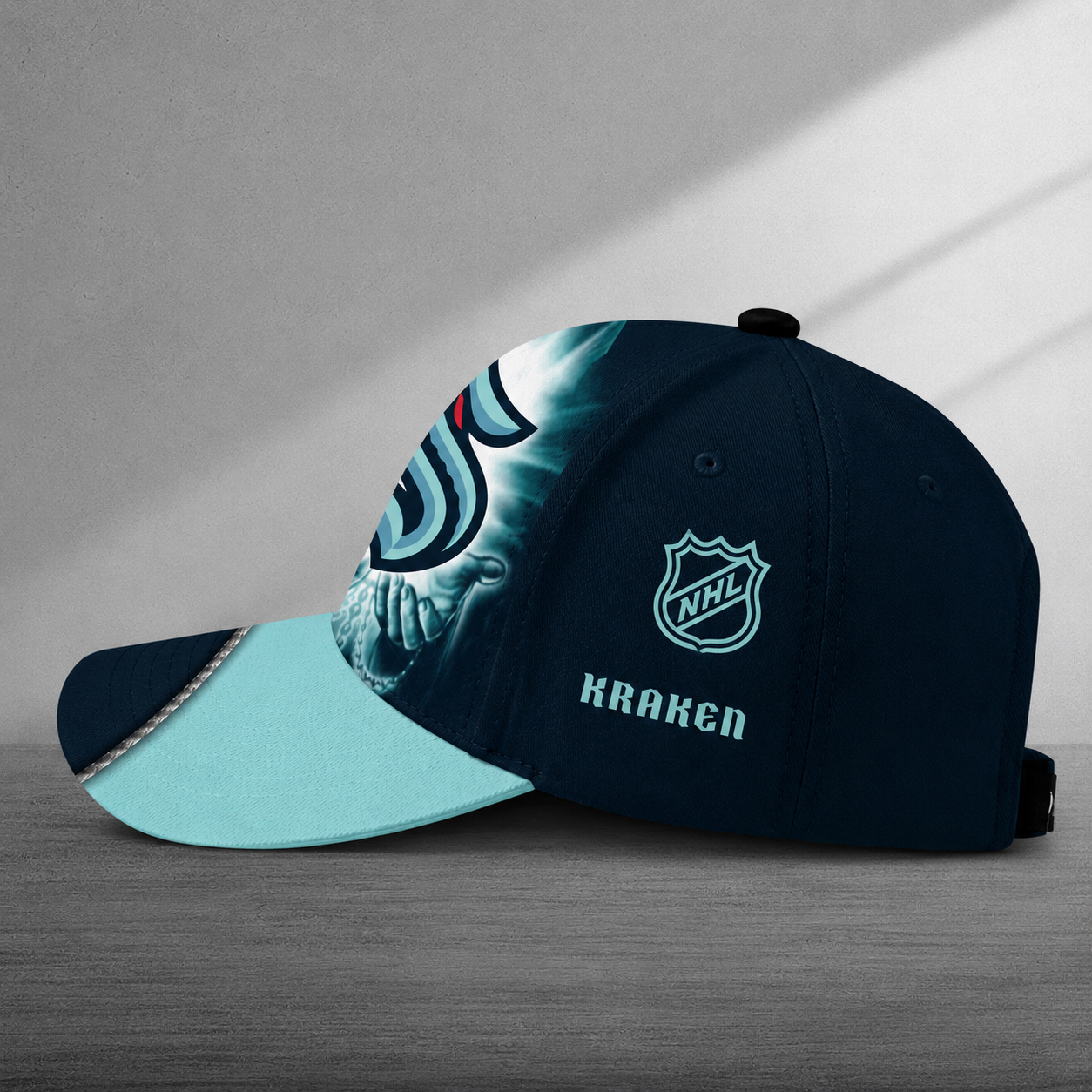 LIMITED EDITION - NEW CUSTOMIZED NHL20 STK SEATTLE KRAKEN CLASSIC CAP