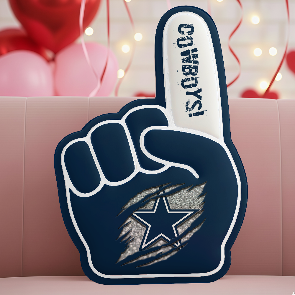 LIMITED EDITION - NEW CUSTOMIZED NFL21 DCB DALLAS COWBOYS 3D BODY PILLOW