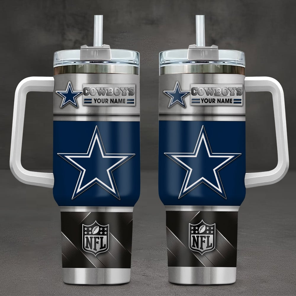 LIMITED EDITION - NEW CUSTOMIZED NFL21 DCB DALLAS COWBOYS TUMBLER CUP