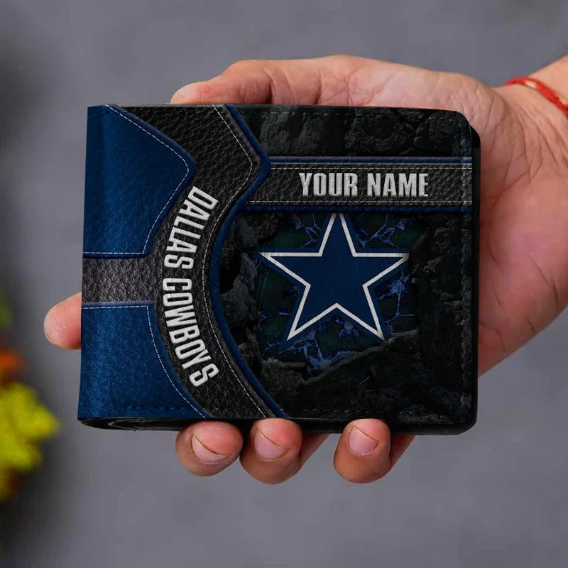 VIRAL EDITION - NEW CUSTOMIZED NFL21 DCB DALLAS COWBOYS LEATHER WALLET