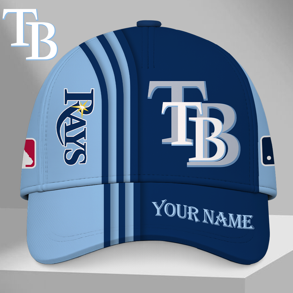 LIMITED EDITION - NEW CUSTOMIZED MLB21 TBR TAMPA BAY RAYS CLASSIC CAP
