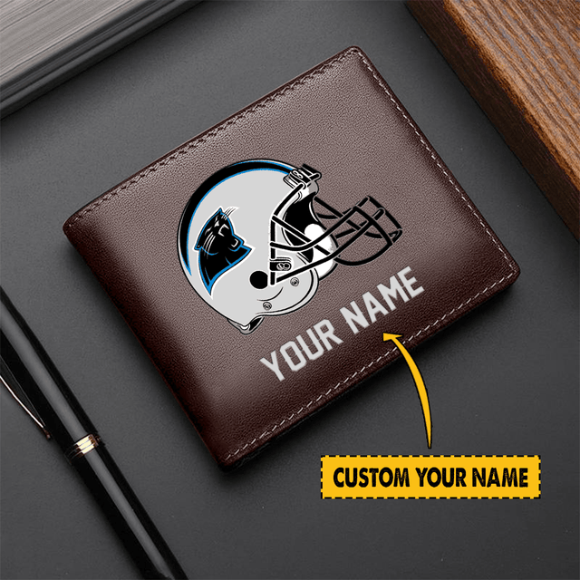 LIMITED EDITION - NEW CUSTOMIZED NFL23 CR PANTHERS LEATHER WALLET