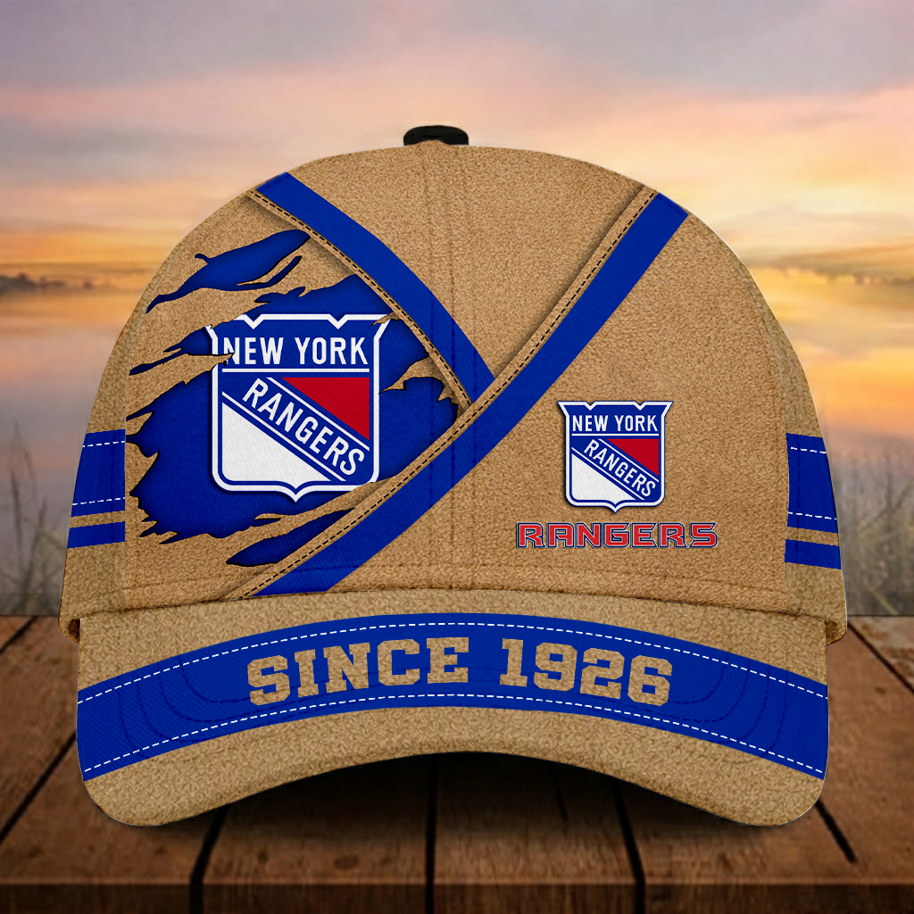 LIMITED EDITION - NEW CUSTOMIZED NHL24 NYR NEW YORK RANGERS CLASSIC CAP