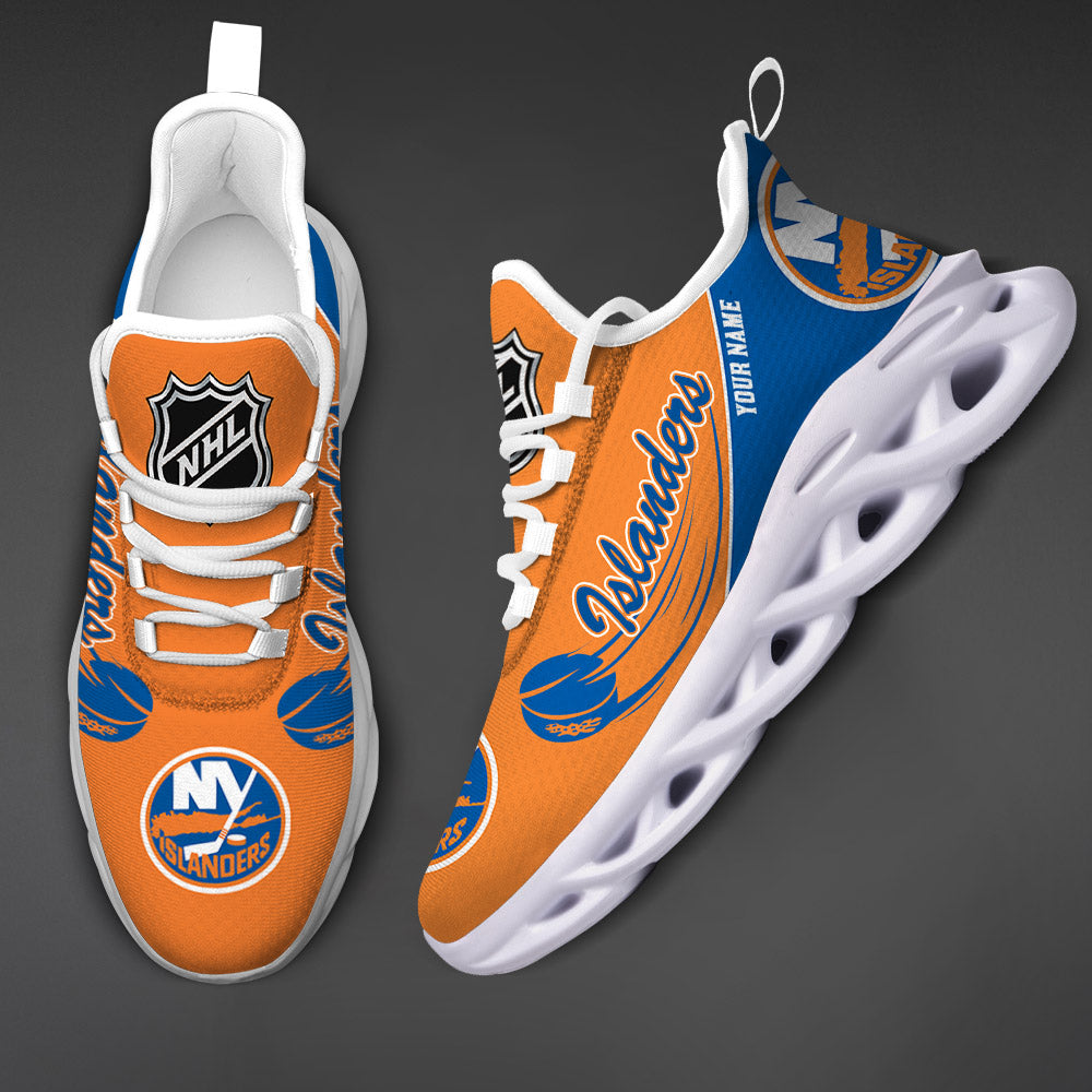 LIMITED EDITION - NEW CUSTOMIZED NHL25 NYI NEW YORK ISLANDERS CLUNKY SNEAKERS