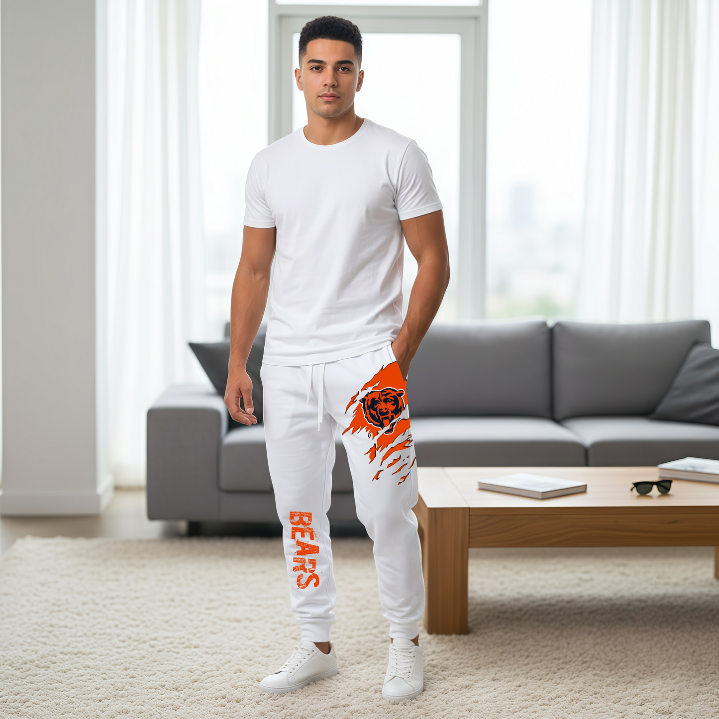 LIMITED EDITION - NEW PERSONALIZED NFL26 CCB CHICAGO BEARS JOGGERS