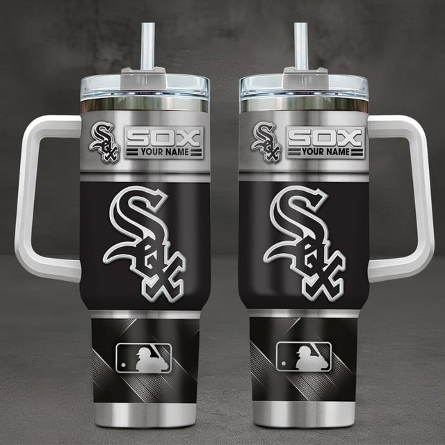 LIMITED EDITION - NEW CUSTOMIZED MLB26 CWS CHICAGO WHITE SOX TUMBLER CUP