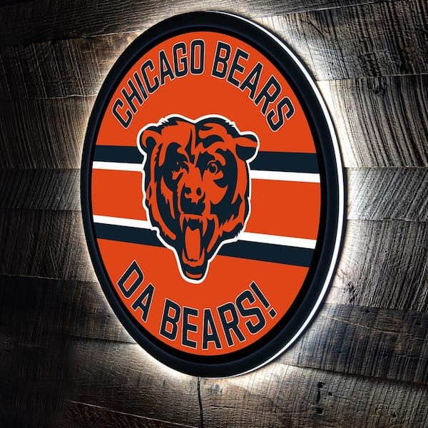 LIMITED EDITION - NEW PREMIUM NFL26 CCB CHICAGO BEARS LED LIGHT WALL DECOR