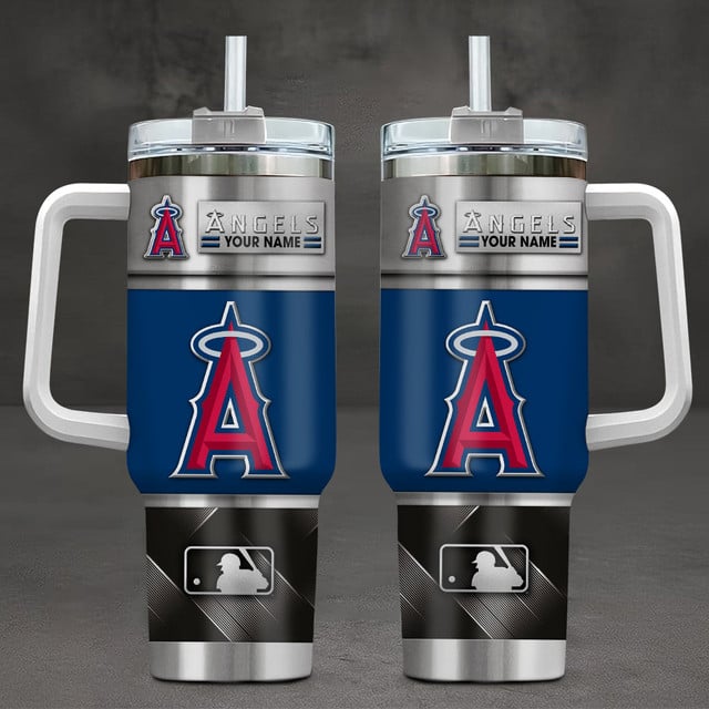 LIMITED EDITION - NEW CUSTOMIZED MLB27 LAA LOS ANGELES ANGELS TUMBLER CUP