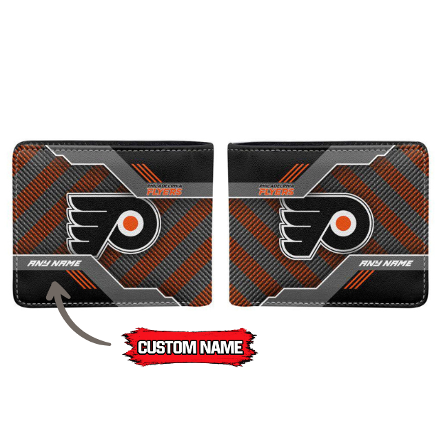 VIRAL EDITION - NEW CUSTOMIZED NHL27 PPF PHILADELPHIA FLYERS LEATHER WALLET