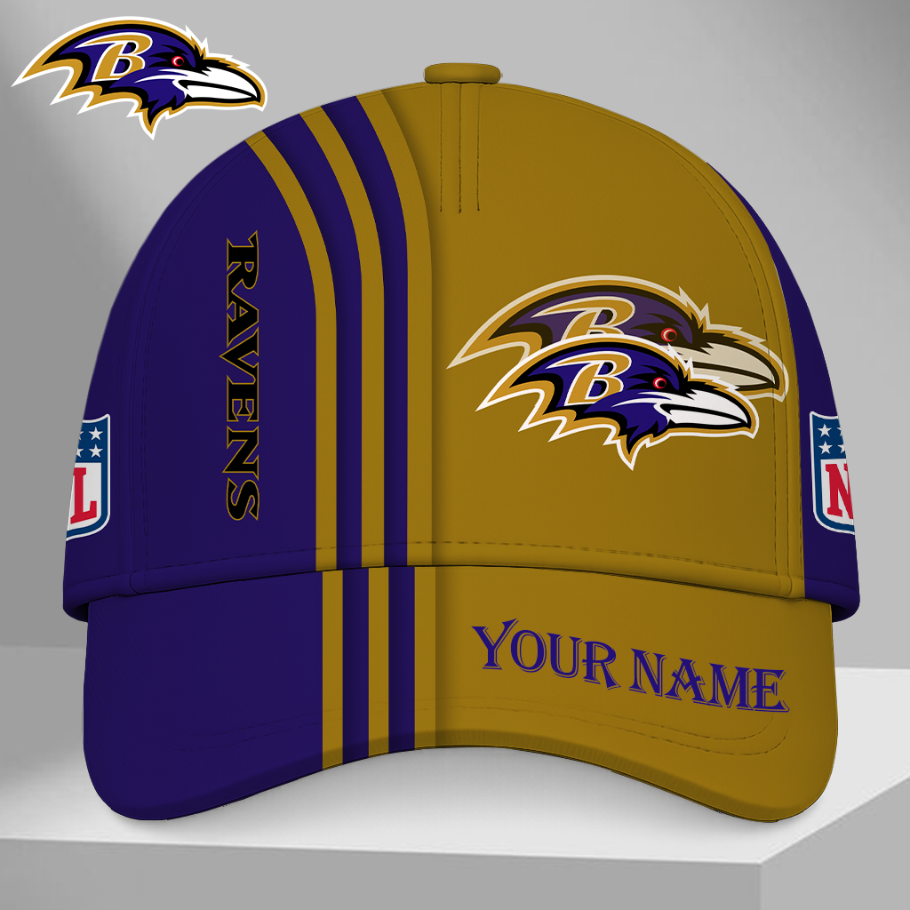 EXCLUSIVE EDITION - NEW CUSTOMIZED NFL28 BTR BALTIMORE RAVENS CLASSIC CAP