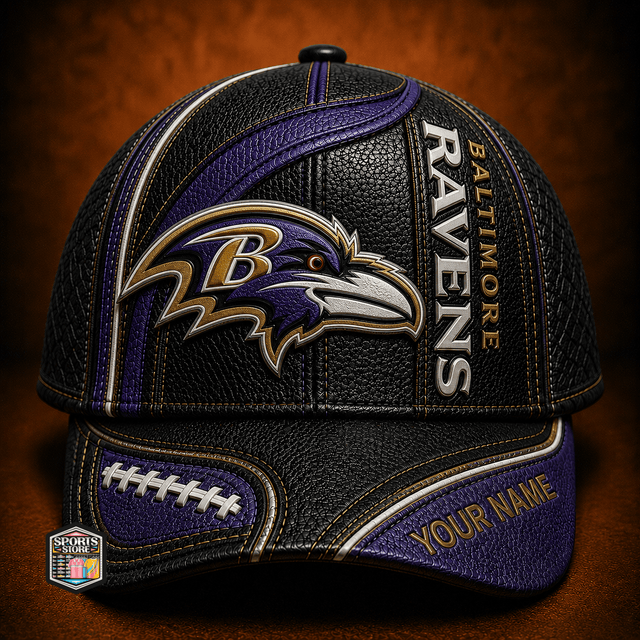 ELITE EDITION - NEW CUSTOMIZED NFL28 BTR BALTIMORE RAVENS CLASSIC CAP