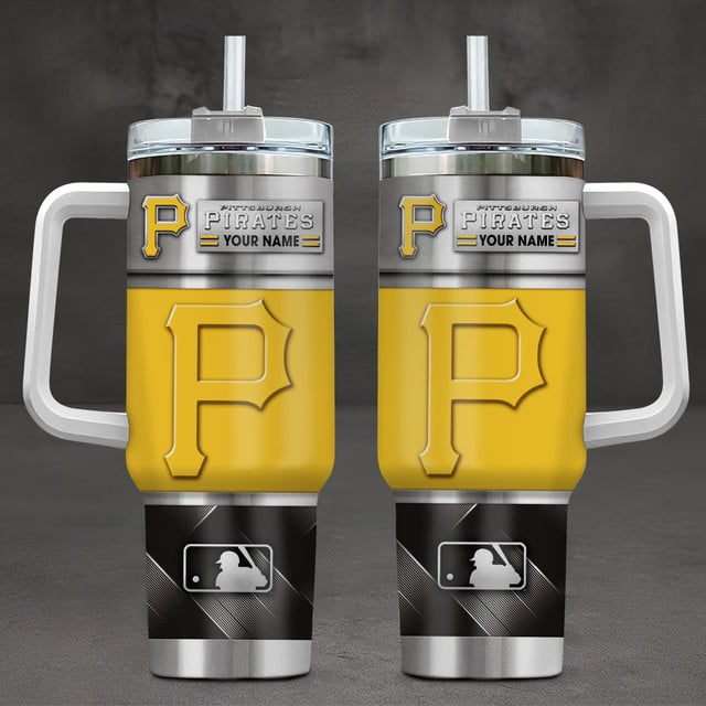LIMITED EDITION - NEW CUSTOMIZED MLB29 PHP PITTSBURGH PIRATES TUMBLER CUP