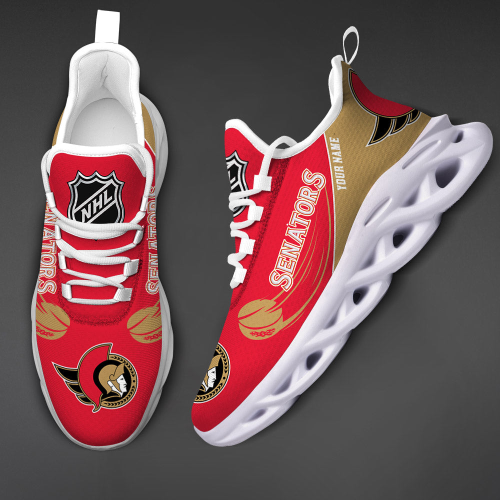 LIMITED EDITION - NEW CUSTOMIZED NHL29 OSN OTTAWA SENATORS CLUNKY SNEAKERS