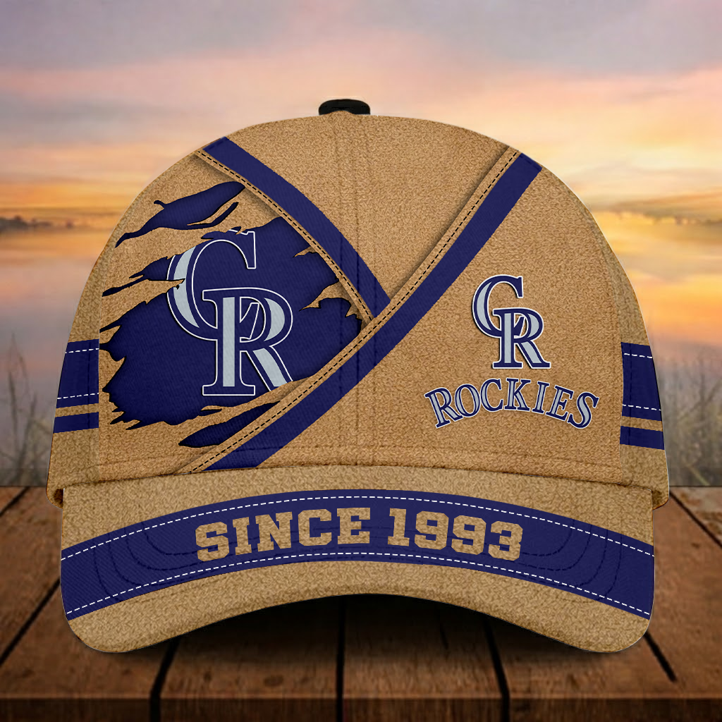 LIMITED EDITION - NEW CUSTOMIZED MLB30 MLB COLORADO ROCKIES CLASSIC CAP