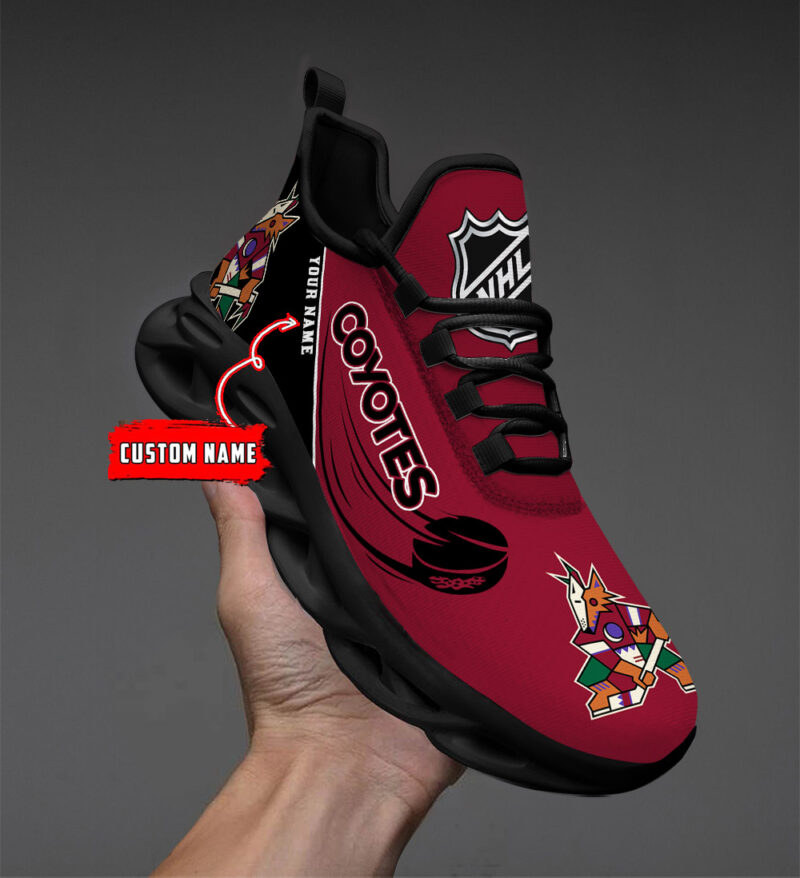 LIMITED EDITION - NEW CUSTOMIZED NHL30 AZC ARIZONA COYOTES CLUNKY SNEAKERS