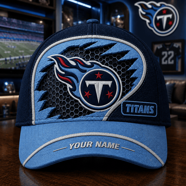 SPECIAL EDITION - NEW CUSTOMIZED NFL31 TST TENNESSEE TITANS CLASSIC CAP