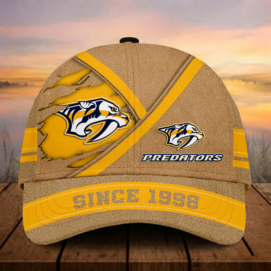 LIMITED EDITION - NEW CUSTOMIZED NHL31 NVP NASHVILLE PREDATORS CLASSIC CAP