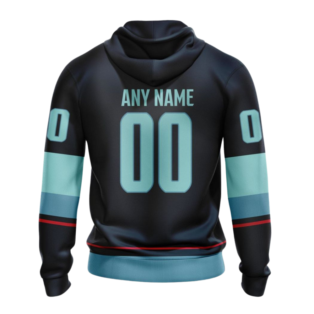 LIMITED EDITION - NEW CUSTOMIZED NHL20 STK SEATTLE KRAKEN COMBO HOODIE & LONGPANTS