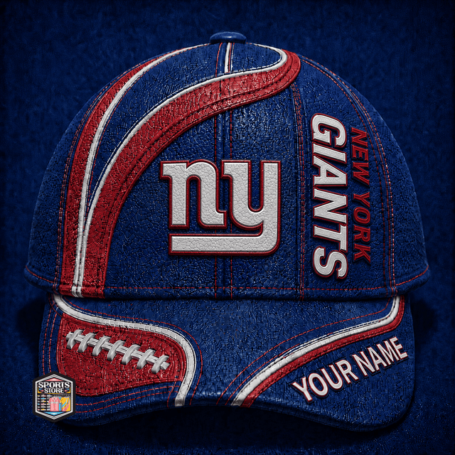 ELITE EDITION - NEW CUSTOMIZED NFL32 NYG NEW YORK GIANTS CLASSIC CAP