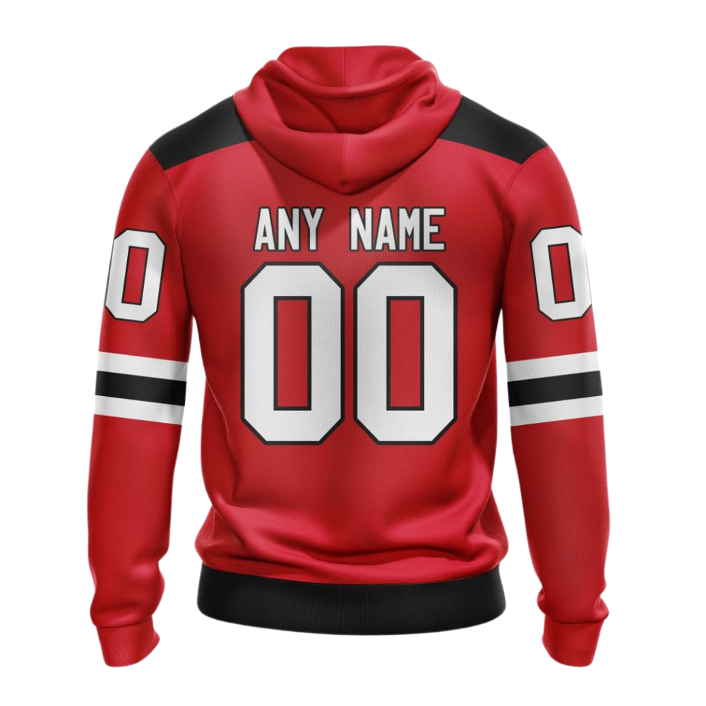 LIMITED EDITION - NEW CUSTOMIZED NHL06 NJD NEW JERSEY DEVILS COMBO HOODIE & LONGPANTS