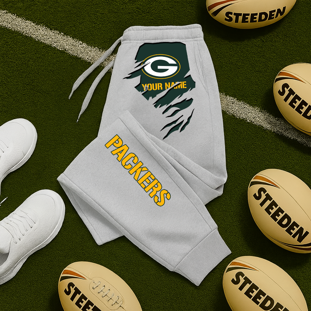 LIMITED EDITION - NEW PERSONALIZED NFL08 GBP GREEN BAY PACKERS JOGGERS