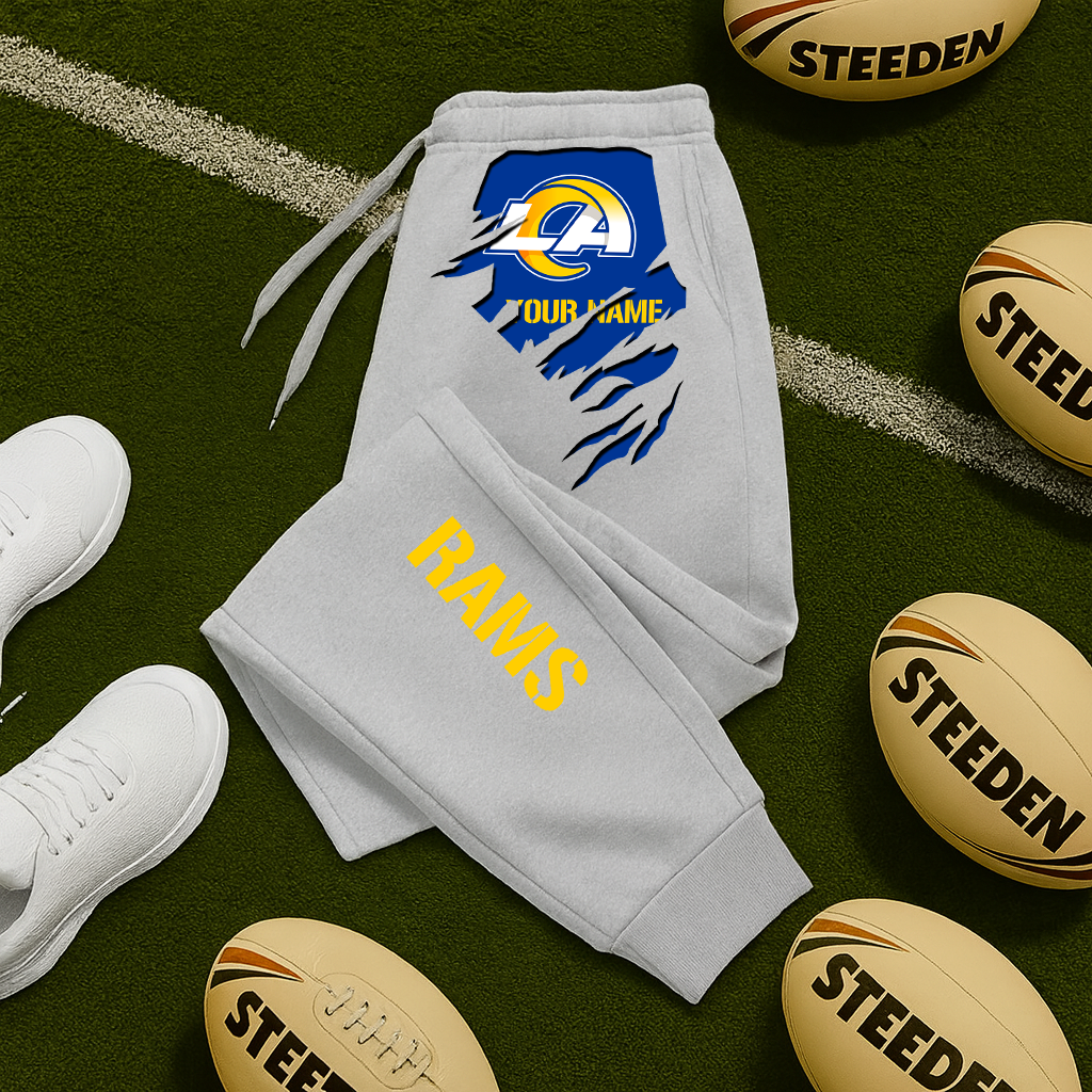 LIMITED EDITION - NEW PERSONALIZED NFL22 LAR LOS ANGELES RAMS JOGGERS