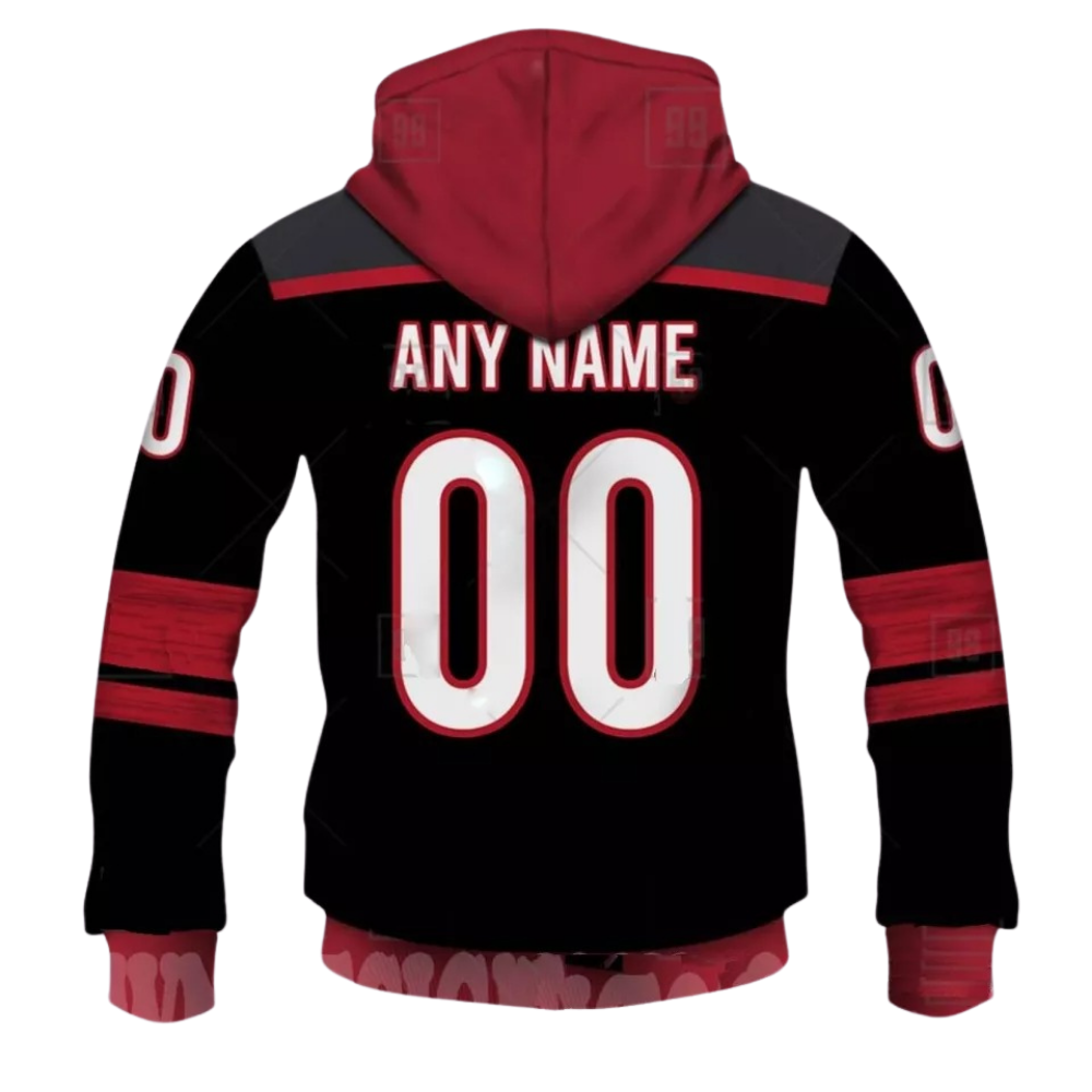 LIMITED EDITION - NEW CUSTOMIZED NHL07 CLH CAROLINA HURRICANES COMBO HOODIE & LONGPANTS