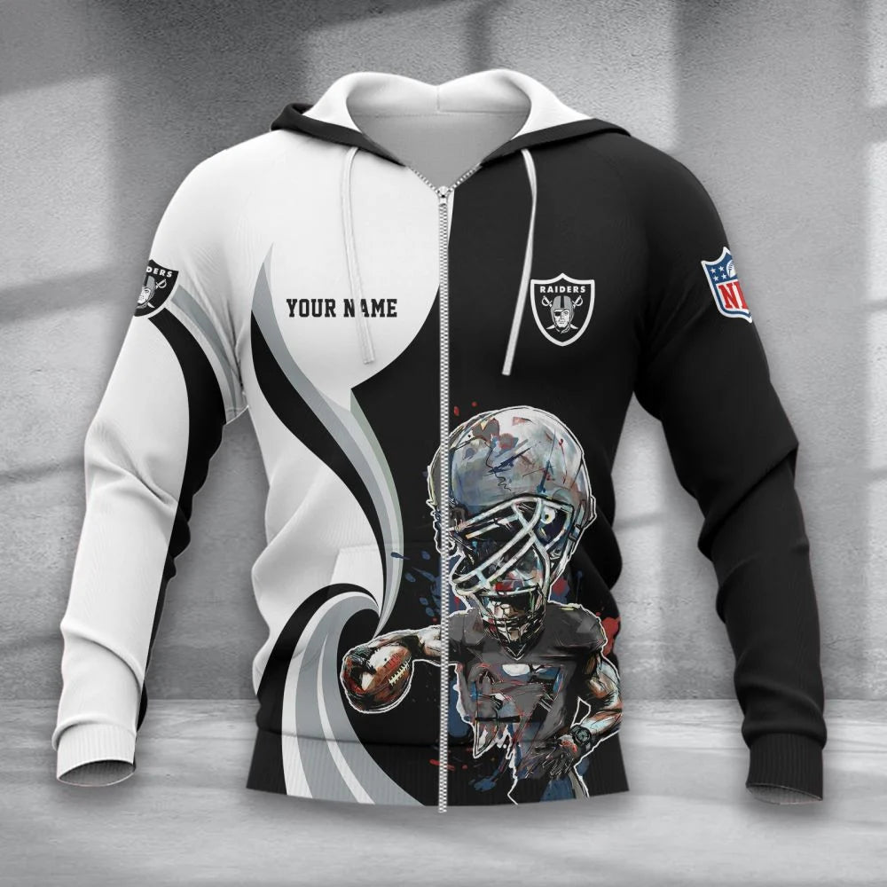 LIMITED EDITION - NEW CUSTOMIZED NFL07 LVR LAS VEGAS RAIDERS T-SHIRT, POLO SHIRT, ZIP POLO SHIRT, SWEATSHIRT, HOODIE & ZIP HOODIE