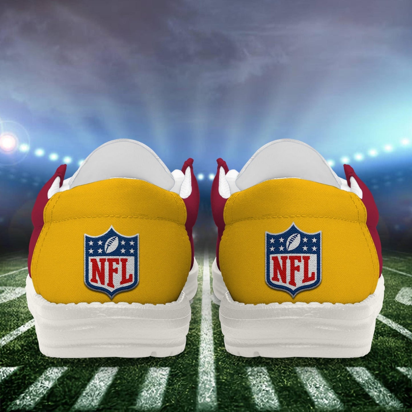 LIMITED EDITION - NEW CUSTOMIZED NFL20 ARC ARIZONA CARDINALS LOAFER SHOES