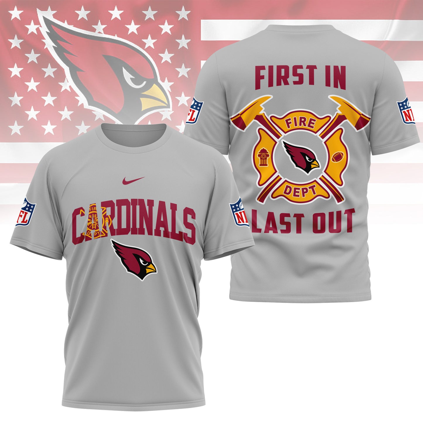 LIMITED EDITION - NEW CUSTOMIZED NFL20 ARC ARIZONA CARDINALS T-SHIRT | MULTIPLE COLORS AVAILABLE