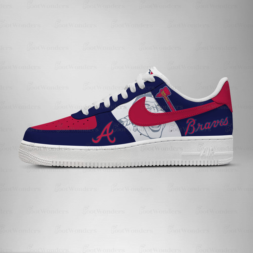 LIMITED EDITION - NEW CUSTOMIZED MLB09 AT BRAVES AF1 SHOES