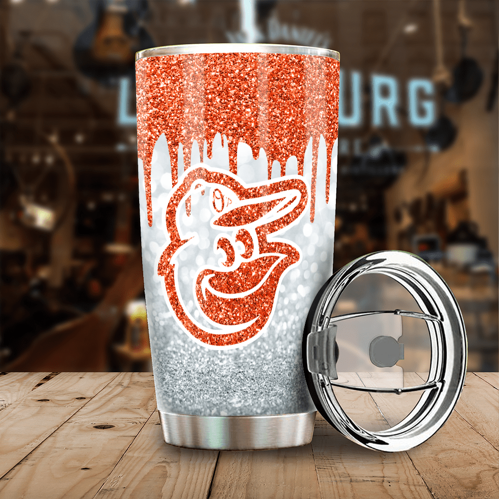 LIMITED EDITION - NEW CUSTOMIZED MLB25 BT ORIOLES TUMBLER CUP