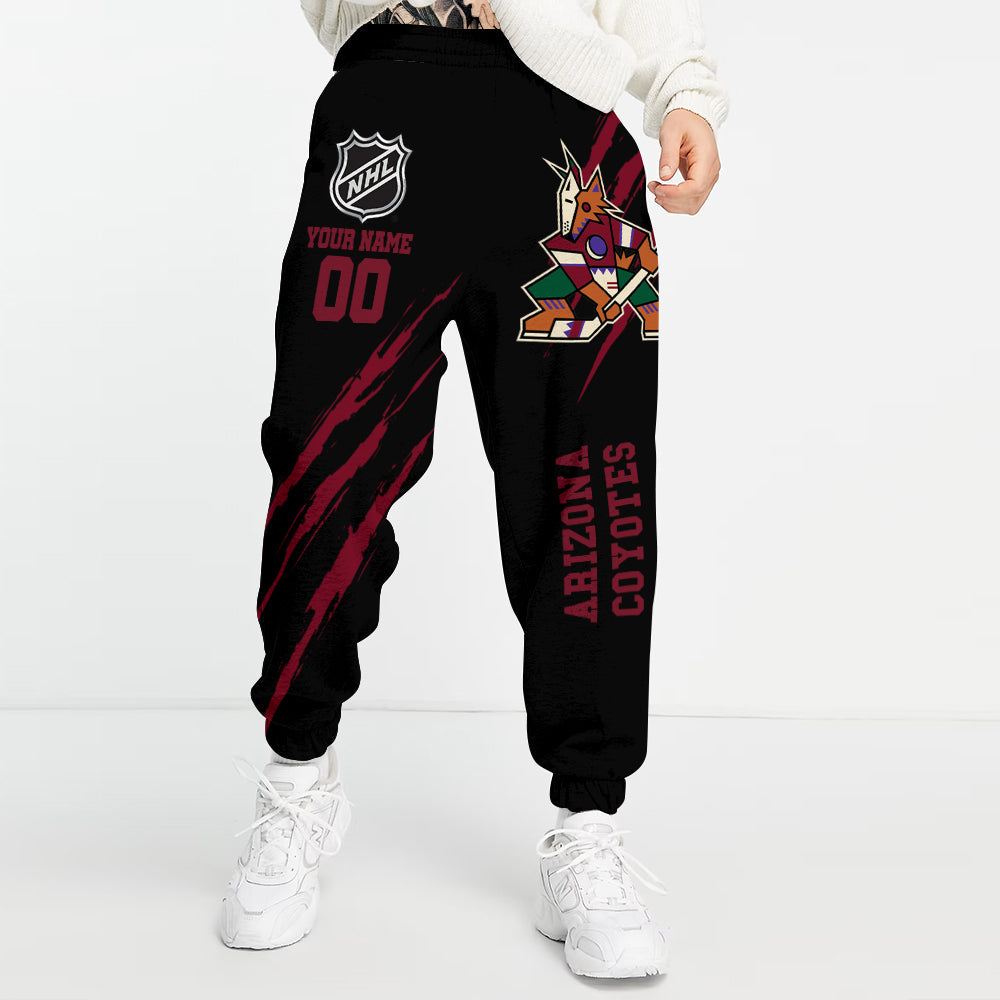 LIMITED EDITION - NEW CUSTOMIZED NHL30 AZC ARIZONA COYOTES UNISEX LONG PANTS