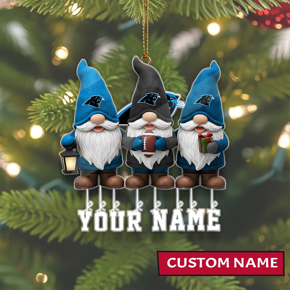 LIMITED EDITION - NEW CUSTOMIZED NFL23 CLP CAROLINA PANTHERS ORNAMENT