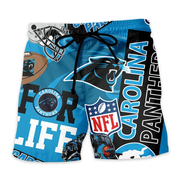 LIMITED EDITION - NEW CUSTOMIZED NFL23 CLP CAROLINA PANTHERS UNISEX HAWAIIAN SHIRT & SHORTS SET