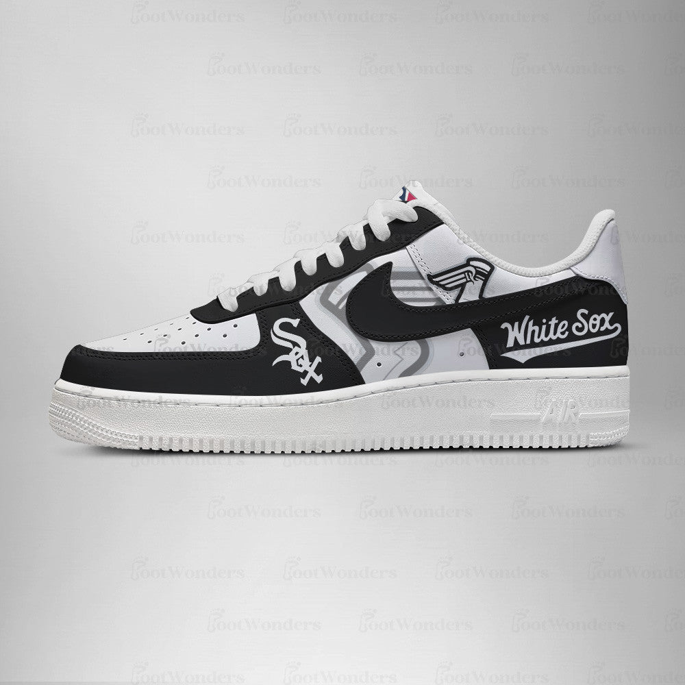 LIMITED EDITION - NEW CUSTOMIZED MLB26 CW SOX AF1 SHOES