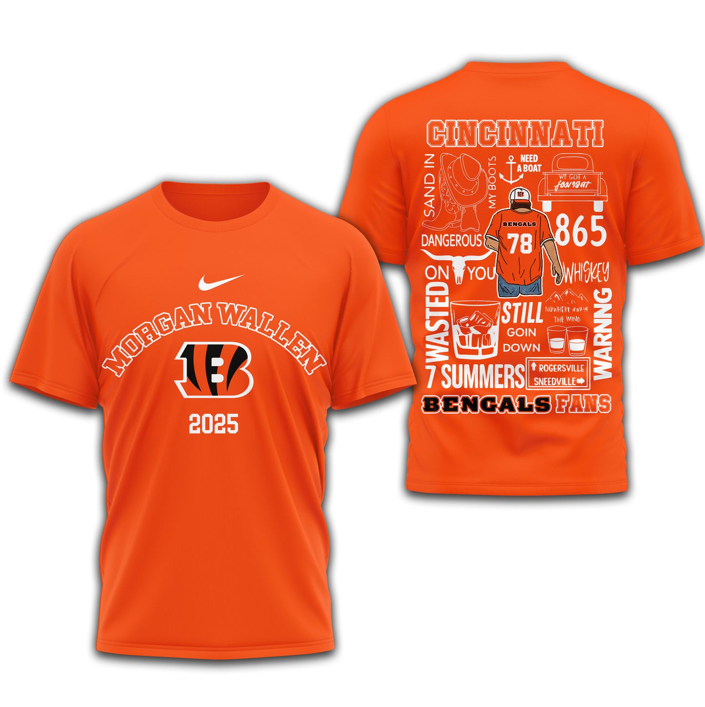 LIMITED EDITION - NEW CUSTOMIZED NFL16 CCB CINCINNATI BENGALS T-SHIRT | MULTIPLE COLORS AVAILABLE