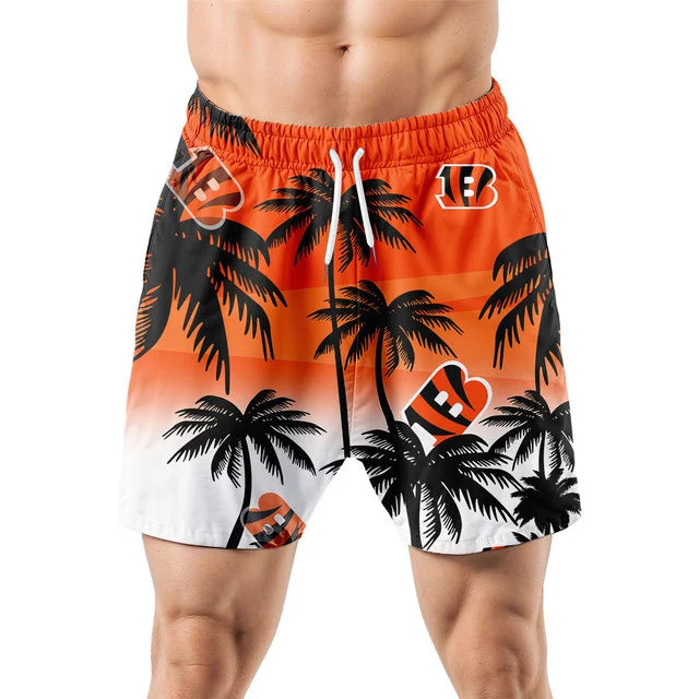 LIMITED EDITION - NEW CUSTOMIZED NFL16 CCB CINCINNATI BENGALS UNISEX HAWAIIAN SHIRT & SHORTS SET