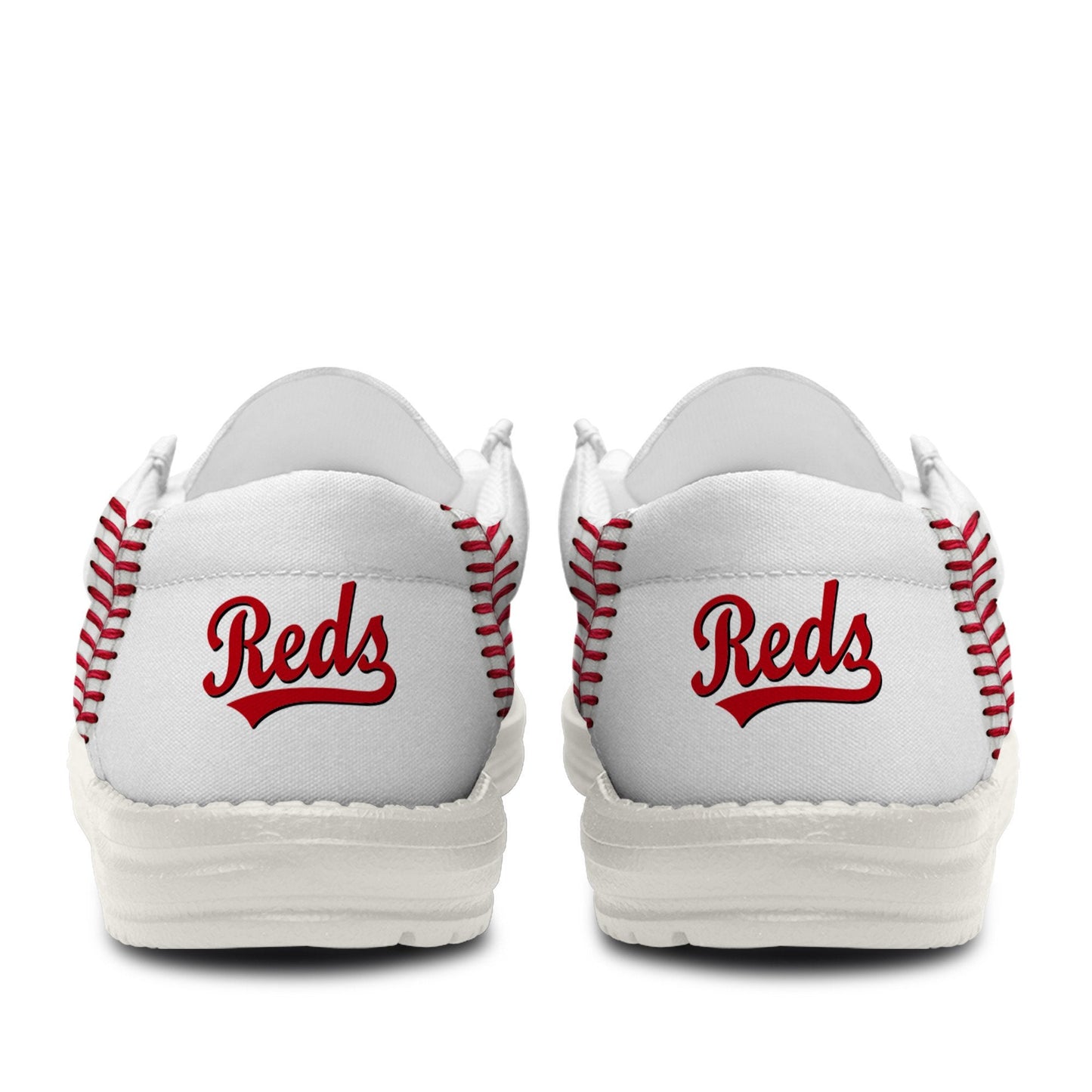 LIMITED EDITION - NEW CUSTOMIZED MLB05 CRS CINCINNATI REDS LOAFER SHOES